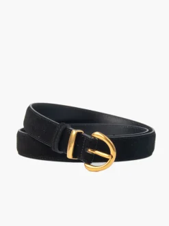 Soft-Buckle Leather Belt