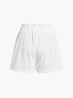 Solid Cotton Ruffle Short Sets