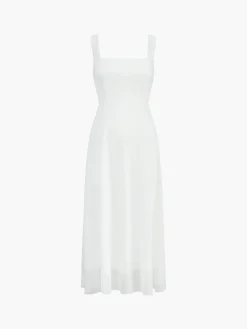 Solid Elegant Cami Long Dress