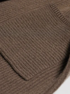 Solid Knit Trench Coat