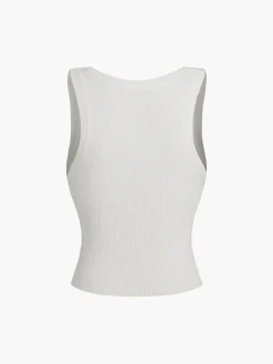 Solid Ribbed Sweater Vest