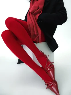 Solid Velvet Tights