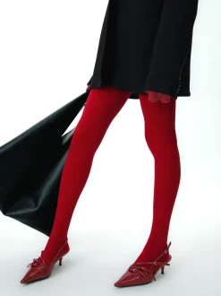 Solid Velvet Tights