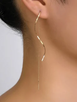 Spiral Tassel Earrings