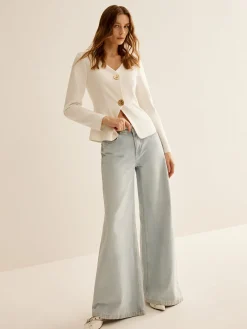 Split Skinny Blazer