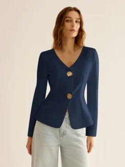 Split Skinny Blazer