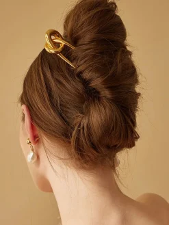 Stainless Knotted Hairpin