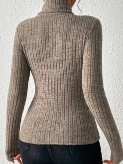 Stand Collar Brushed Top