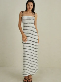 Stripe Cami Long Dress