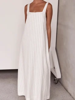 Striped Cami Long Dress