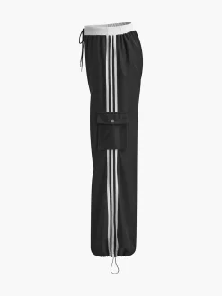 Striped Patchwork Drawstring Pants