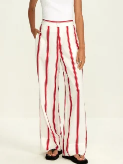 Striped Wide Leg Pants