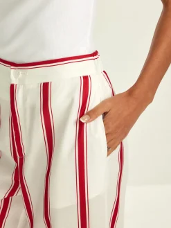 Striped Wide Leg Pants