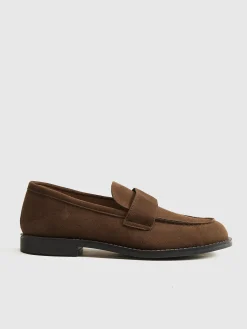 Suede Penny Loafers