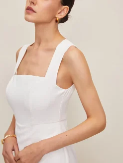 Summer Square Neck Sleeveless Skort