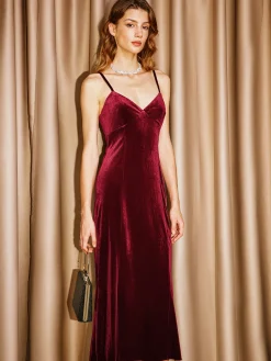Sweetheart Velvet Cami Dress