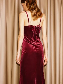 Sweetheart Velvet Cami Dress