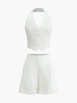 Tailored Suit Shorts Set