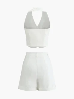 Tailored Suit Shorts Set
