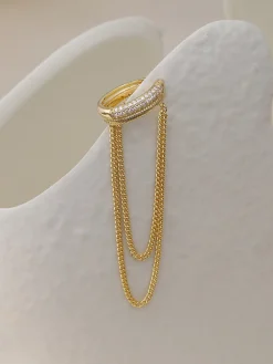 Tassel Single Ear Bone Clip
