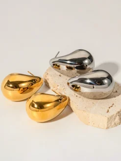 Teardrop Hoop Earrings