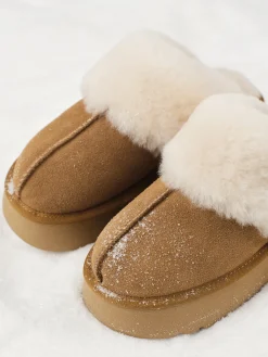 Thick Sole Fleecing Slippers Boots
