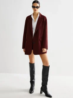Tie Back Shift Blazer