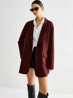 Tie Back Shift Blazer