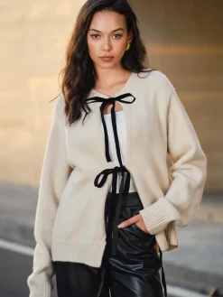 Tie Front Knit Top