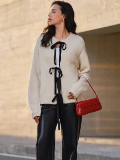 Tie Front Knit Top