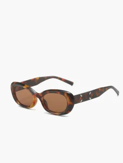 Tortoiseshell Rounded Sunglasses