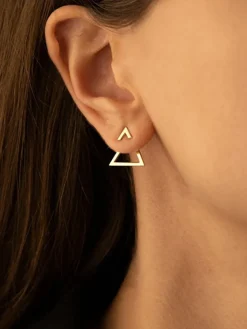 Triangle Stud Earrings