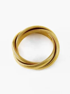 Triple Hoop Twist Bracelet