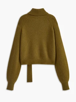 Turtleneck Belted Cozy Sweater