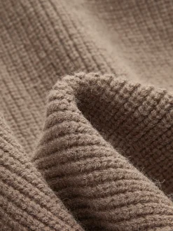 Turtleneck Knotted Sweater Vest