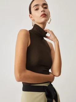 Turtleneck Rib Top