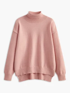 Turtleneck Split Oversized Sweater