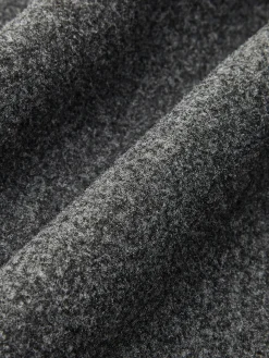 Tweed Pockets Loose Coat