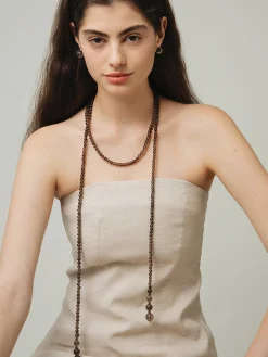 Twinkling Light Gemstone Necklace