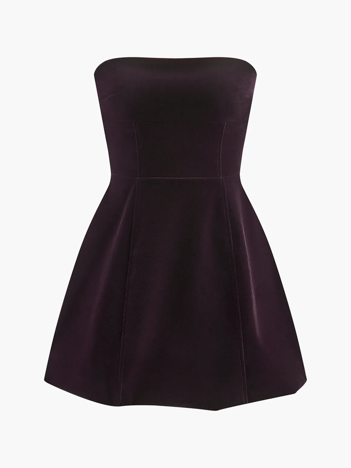 Two Way Bow-Decor Velvet Tube Dress