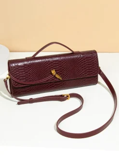 Two Way Flap Textured Shoulder Bag