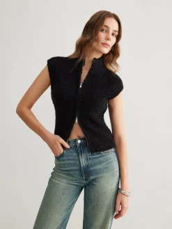 Two Way Zip Minky Cardigan