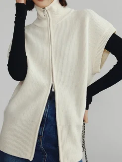 Two Way Zip Shrug Cardigan