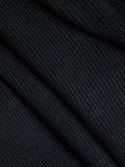 Two-Tone Panel Knit Top