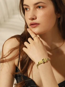 Unisex Triple Chain Bracelet