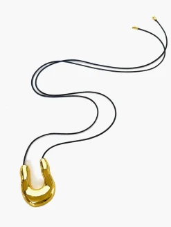 U-Shape Horseshoe Rope Necklace