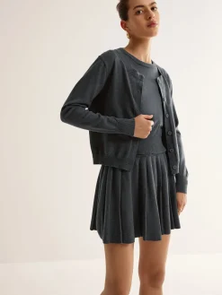 Utility Knit Three-Piece Skirt Set