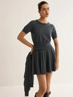Utility Knit Three-Piece Skirt Set