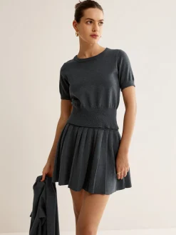 Utility Knit Three-Piece Skirt Set