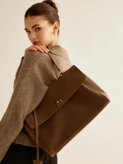 Utility Large Capacity Flap Shoulder Bag